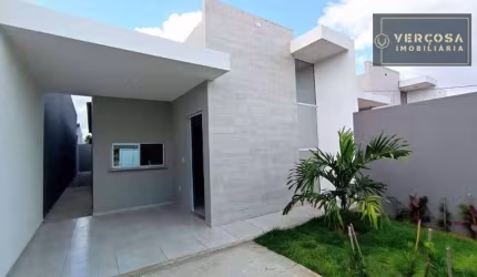 Casa com 3 quartos à venda, 90 m² por R$ 309.000 - Encantada - Eusébio/CE