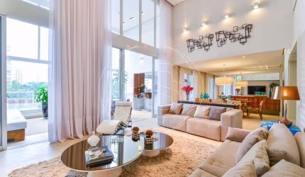 Apartamento no Campo Belo Double com 4 Suítes e 4 vagas à Venda, 350 m² por R$ 5.000.000
