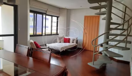 Cobertura duplex com 195m² disponível para locação