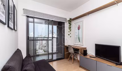 Studio residencial mobiliado disponível para locação com 35m²