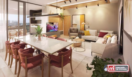 Apartamentos com 3 dormitórios à venda, 111 m² - Jardim Olhos D'Agua - Ribeirão Preto/SP