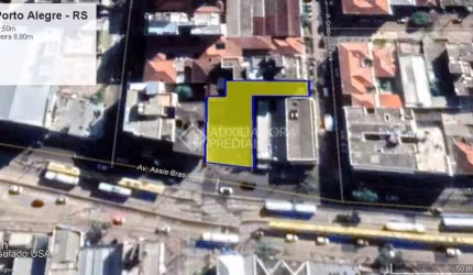 Terreno comercial à venda na Avenida Assis Brasil, 1960, Passo da Areia, Porto Alegre, 833 m2 por R$ 3.500.000