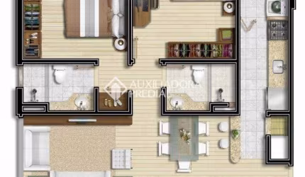Apartamento com 2 quartos à venda na Rua Doutor Barros Cassal, 790, Floresta, Porto Alegre, 96 m2 por R$ 988.631