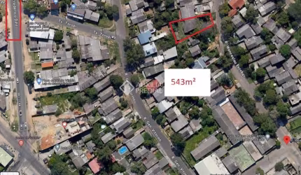 Terreno à venda na Wenceslau Escobar, 422, Aparecida, Alvorada, 543 m2 por R$ 90.000