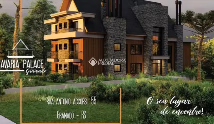 Apartamento com 1 quarto à venda na ANTONIO ACCORDI, 55, Bavaria, Gramado, 52 m2 por R$ 850.000
