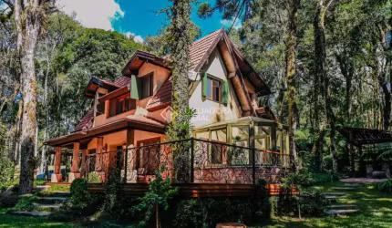 Casa em condomínio fechado com 3 quartos à venda na Rua Prefeito Waldemar Frederico Weber, 1, Mato Queimado, Gramado, 245 m2 por R$ 4.980.000
