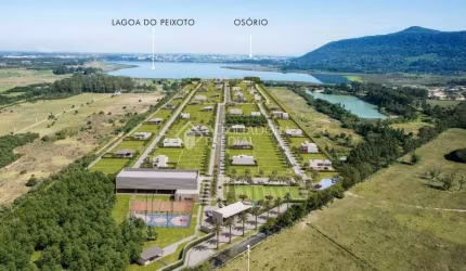 Terreno em condomínio fechado à venda na DO CACONDE, 1555, Lagoa do Peixoto, Osório, 346 m2 por R$ 350.000