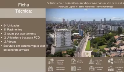 Apartamento com 2 quartos à venda na Rua Guia Lopes, 3856, Rondônia, Novo Hamburgo, 84 m2 por R$ 697.000