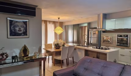 Amplo Apto - 1 Suíte + 2 Qt - Mobiliado - 116 m² - 2 Vagas - Fazenda - Itajaí/SC