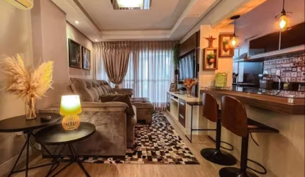 Apto - 1 Suite + 2 Qt - 106 m² - Sacada C/Chur - Mobiliado - Dom Bosco - Itajaí/SC