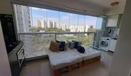 Apartamento para Venda em São Paulo, Panamby, 1 dormitório, 1 suíte, 1 banheiro, 1 vaga
