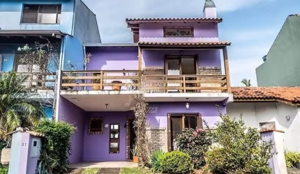 Casa em condomínio fechado com 2 quartos à venda na Rua Fábio Coelho de Magalhães, 210, Serraria, Porto Alegre, 166 m2 por R$ 440.000