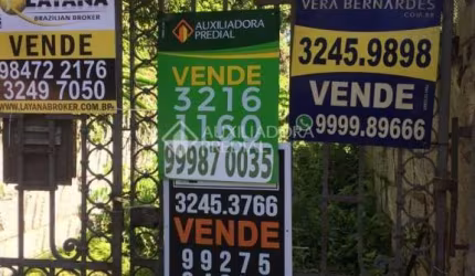 Terreno em condomínio fechado à venda na Avenida Coronel Marcos, 833, Pedra Redonda, Porto Alegre, 1854 m2 por R$ 2.199.000