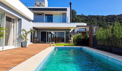 Casa em condomínio fechado com 5 quartos à venda na Rodovia Armando Calil Bulos, 4801, Ingleses do Rio Vermelho, Florianópolis, 470 m2 por R$ 3.400.000