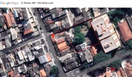 Terreno à venda na Rua Rússia, 360, Taboão, São Bernardo do Campo, 860 m2 por R$ 1.480.000