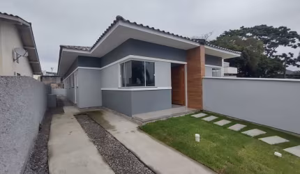 Casa Geminada em Rio Caveiras Biguaçu - 3 Dormitórios (1 Suíte)