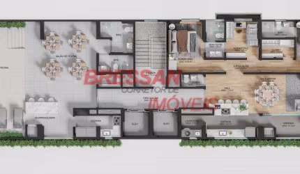 Apartamento à venda, com vista para lago municipal Caraveli, CASCAVEL - PR