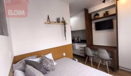 Studio com 1 dormitório para alugar, 20 m² por R$ 3.414,00/mês - Vila Romana - São Paulo/SP