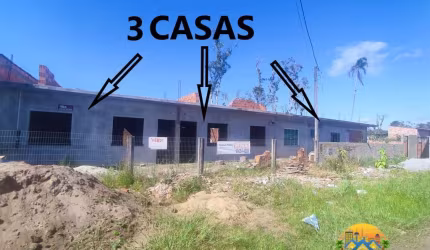 R$150 mil - Casa 3 Quartos à Venda em Matinhos Balneário Praia Grande para Finalizar Construção