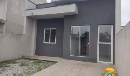﻿R$275mil - Casa de Frente para Rua - Financia - Casa Nova 3 Quartos Balneário Currais em Matinhos/PR