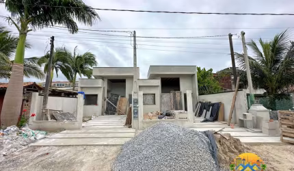 R$620mil - Casa Nova Marisol/Pontal do Paraná- 3 Quartos/2 Banheiros - Piscina - 100 Metros do Mar