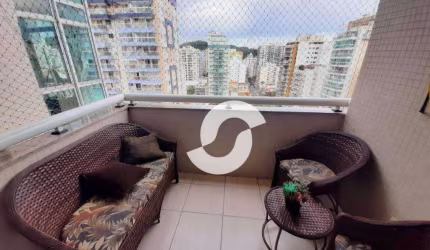 Apartamento de 2 quartos com varanda e vaga em Icaraí - Niterói/RJ