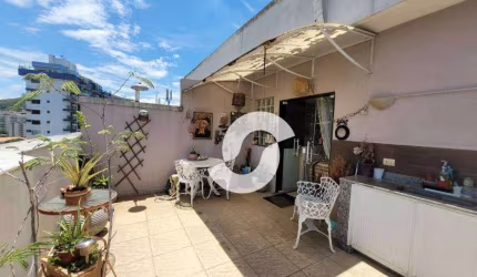 Cobertura com 3 dormitórios à venda, 152 m² por R$ 950.000,00 - Icaraí - Niterói/RJ