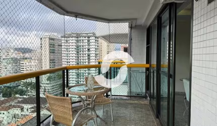 Cobertura Duplex em um dos melhores Condomínios da Cidade, localizado no miolo de Icaraí