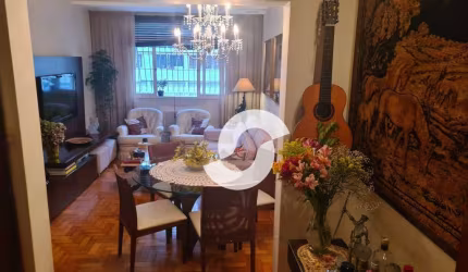 Excelente Apartamento com 3 Quartos na Quadra da Praia, 87 m² por R$ 840.000 - Icaraí - Niterói/RJ