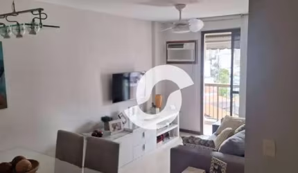 Apartamento com 2 dormitórios à venda, 80 m² por R$ 745.000,00 - Santa Rosa - Niterói/RJ