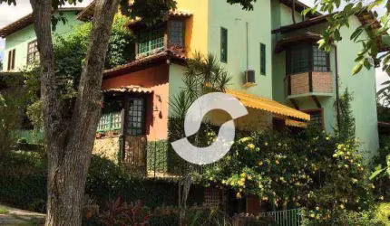 Casa com 3 dormitórios para alugar, 278 m² por R$ 5.426,64/mês - Sape - Niterói/RJ