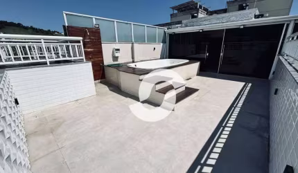 Cobertura com 3 dormitórios à venda, 155 m² por R$ 810.000,00 - Maria Paula - Niterói/RJ
