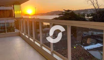 Apartamento com 2 dormitórios à venda, 90 m² por R$ 1.060.000,00 - Charitas - Niterói/RJ