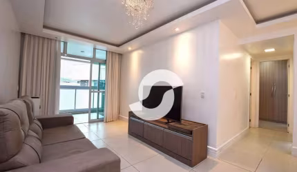 Apartamento com 2 dormitórios à venda, 93 m² por R$ 900.000,00 - Itacoatiara - Niterói/RJ