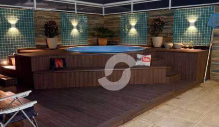 Apartamento com 2 dormitórios para alugar, 97 m² por R$ 5.033,78/mês - Badu - Niterói/RJ