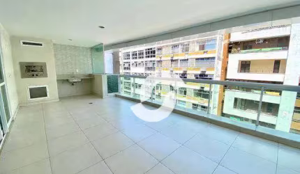 Apartamento com 4 suítes na quadra da praia à venda, 202 m² - Icaraí - Niterói/RJ
