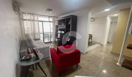 Excelente cobertura duplex no Jardim Icaraí junto ao Polo Gastronômico.