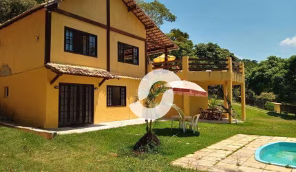 Casa com 4 dormitórios, 500 m² - venda por R$980.000,00  estilo sítio, Várzea das Moças - Niterói/RJ