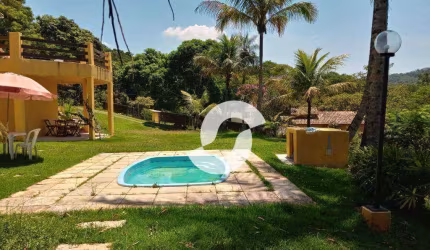 Casa com 4 dormitórios, 500 m² - venda por R$980.000,00  estilo sítio, Várzea das Moças - Niterói/RJ