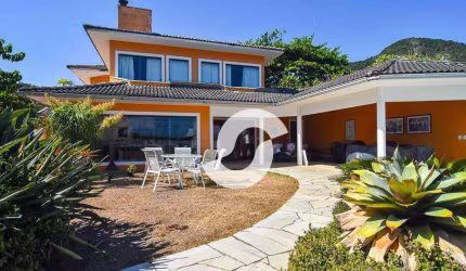 Casa pé na areia 7 suítes Cinematográfica pé na areia 720 m² por R$ 5.995.000, - Itacoatiara - Niterói/RJ