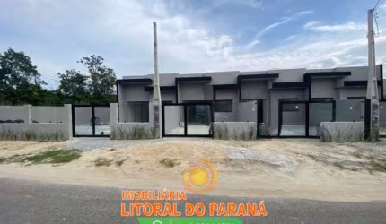 Casa Geminada 2 Quartos (sendo 1 suíte) em Saint Etiene -Matinhos FINANCIE