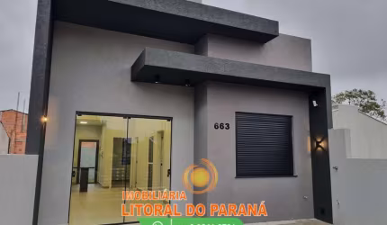 Casa Ótimo Padrão - 2 quartos 1 suíte -  Balneário Ipanema - Pontal do Paraná