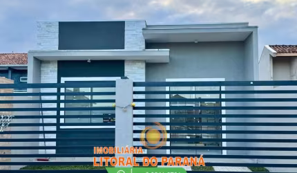 Casa Geminada - 2 quartos sendo 1 c/ suíte - Balneário Monções - Pontal do Paraná