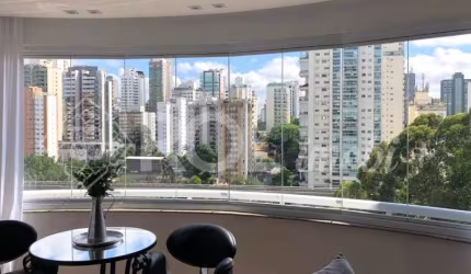 Apartamento para venda ou aluguel, 2 dormitórios suíte, 116m2, 3 vagas - Brooklin / SP.  vista panorâmica, ótima privacidade.