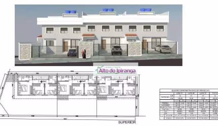 Sobrado com 3 dormitórios à venda, 118 m² por R$ 900.000,00 - Vila Gumercindo - São Paulo/SP