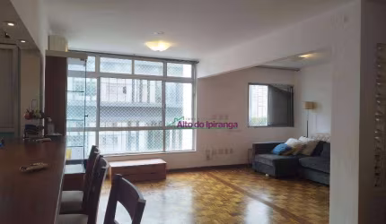 Apartamento com 1 dormitório para alugar, 106 m² por R$ 9.926/mês - Itaim Bibi - São Paulo/SP