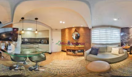 Flat com 1 dormitório à venda, 47 m² por R$ 650.000,00 - Vila Nova Conceição - São Paulo/SP