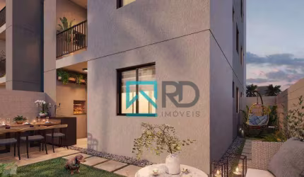 Apartamento Garden com 2 dormitórios à venda, 47 m² por R$ 430.815 - Neoville - Curitiba/PR