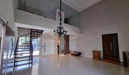 Casa em condomínio fechado com 4 quartos para alugar na Rua Odorico Antônio de Paula, Vila Aviação, Bauru, 414 m2 por R$ 9.500