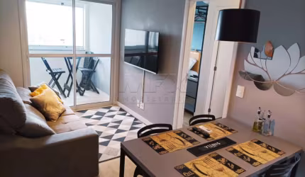 Apartamento com 1 quarto para alugar na Avenida Affonso José Aiello, Vila Aviação, Bauru, 40 m2 por R$ 3.500